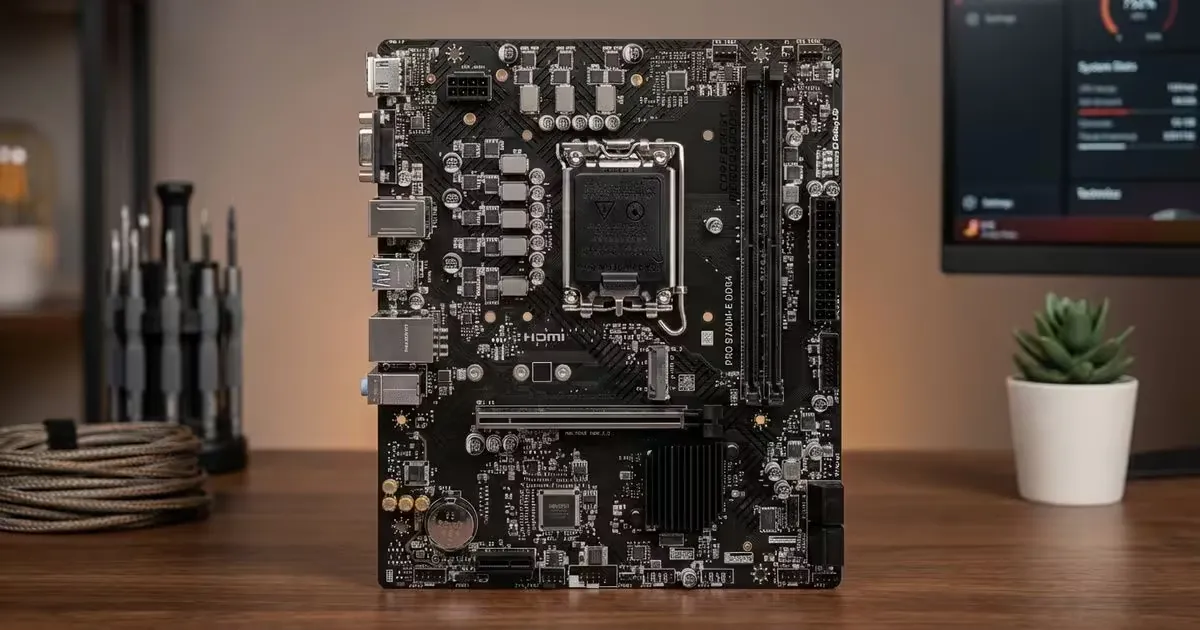 MSI PRO B760M-E DDR4 mATX Motherboard — LGA1700, M.2 | Evetech
