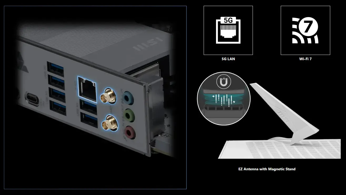 MSI PRO B850M-A WIFI PZ AMD DDR5 Motherboard | Evetech
