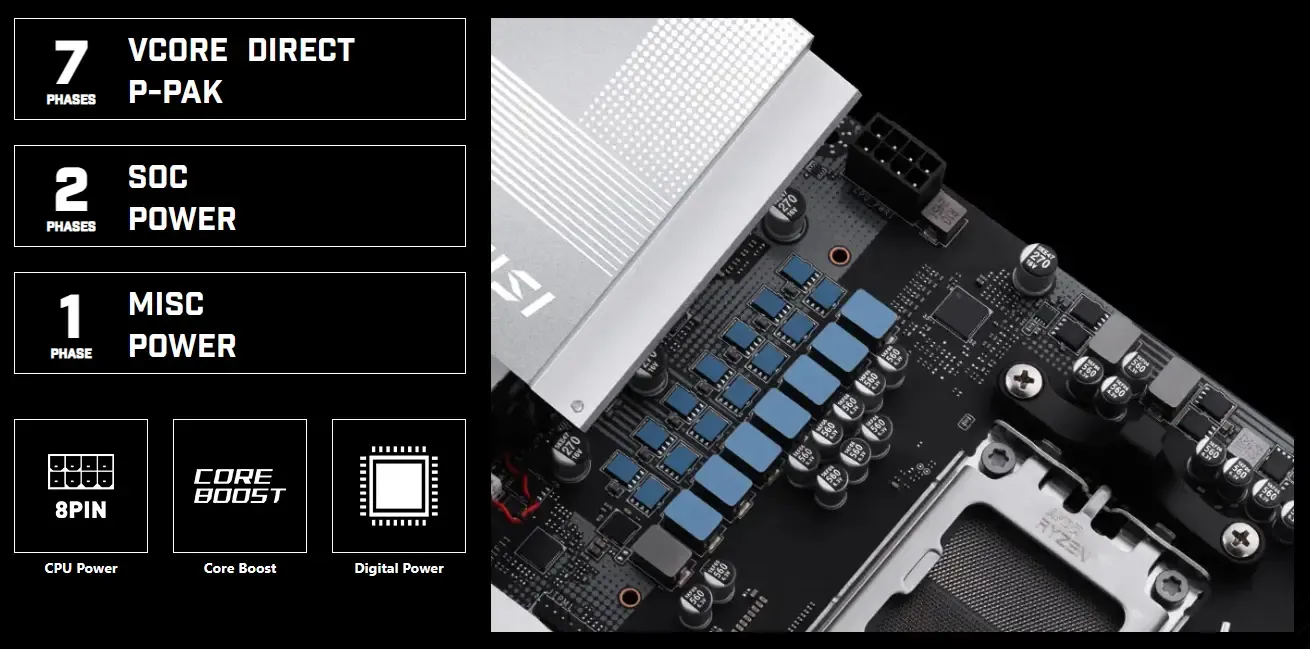 MSI MAG B850M TOMAHAWK MAX WIFI Gaming Motherboard – High-Performance Motherboard for Gaming and Content Creation