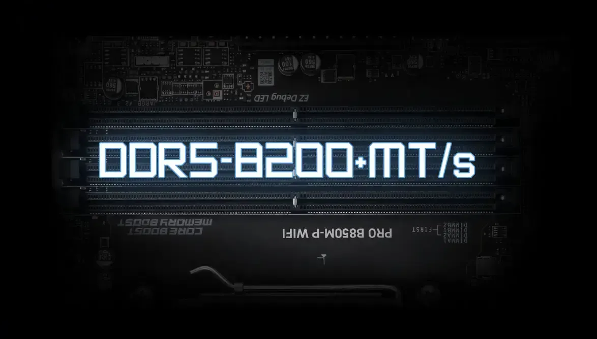 MSI PRO Z890-S WIFI ATX Motherboard showcasing DDR5 Memory Compatibility and High-Performance Support