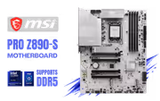 MSI PRO Z890-S Wi-Fi White ATX Motherboard — DDR5, Wi-Fi 7 - image 1