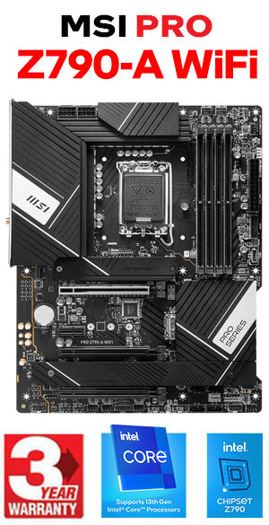 MSI PRO Z790-A WiFi Intel Motherboard