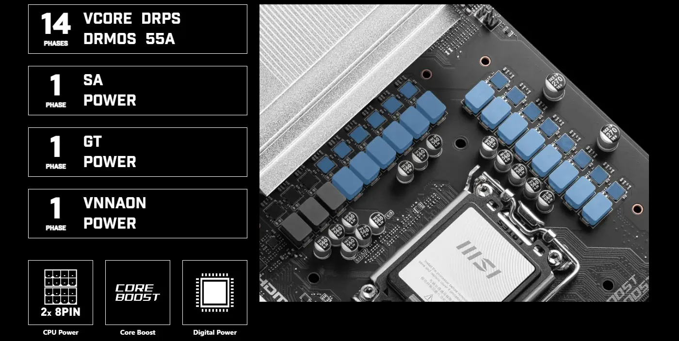 OPEN BOX] MSI PRO Z890-P Wi‑Fi ATX Motherboard — LGA1851, DDR5