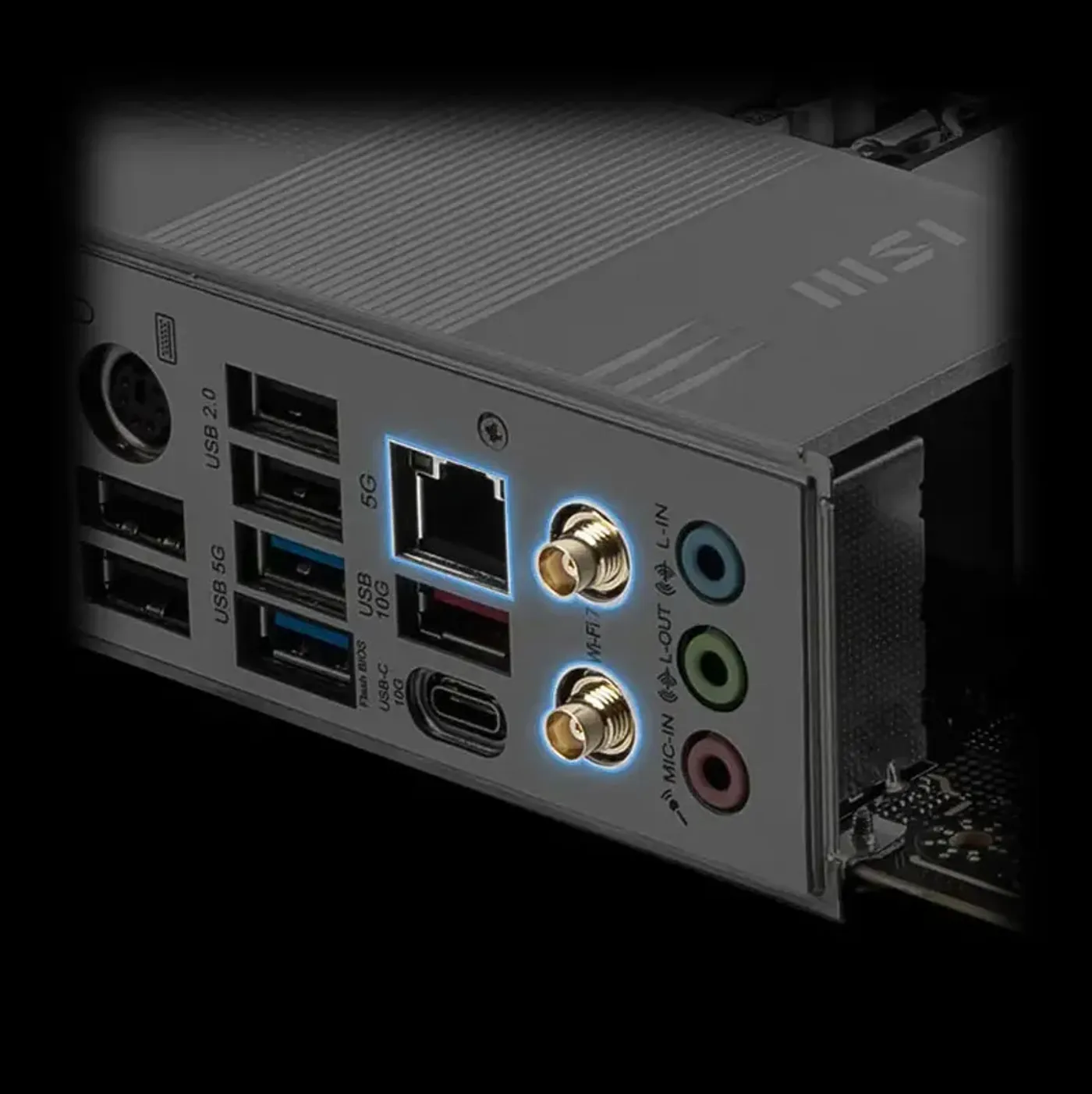 Advanced networking interface including Wi-Fi 7 and EZ Antenna