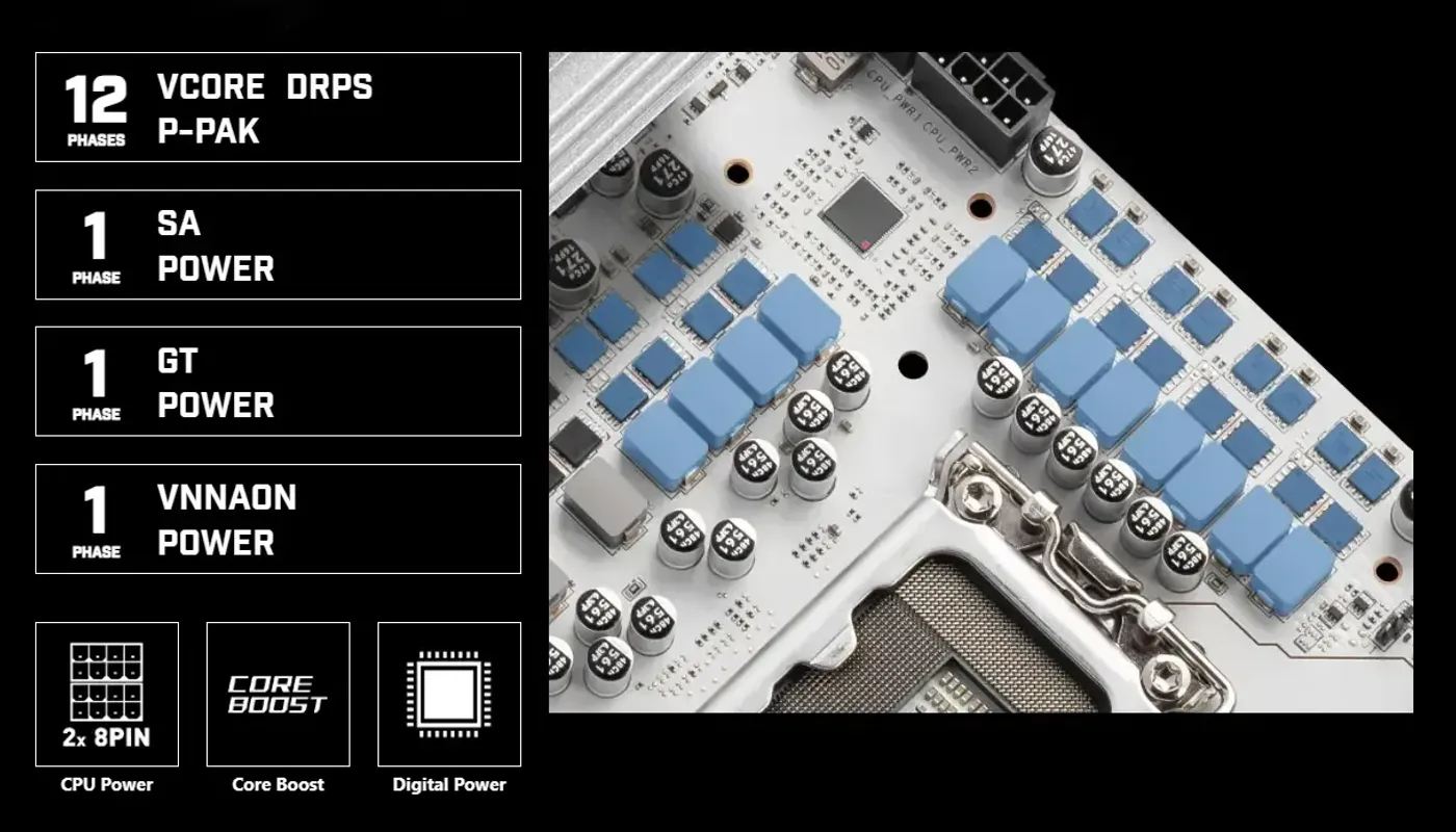 MSI PRO Z890-S WIFI WHITE ATX Motherboard - High-End Gaming & Productivity