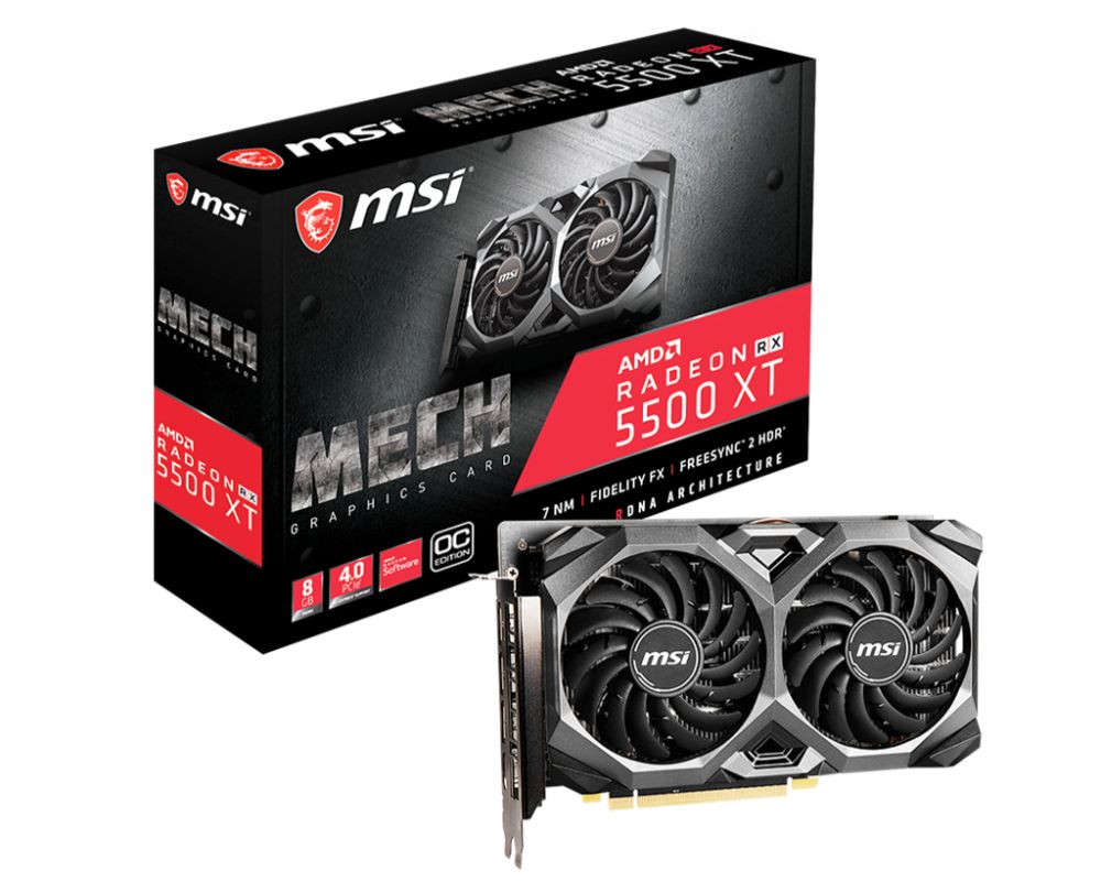 MSI Radeon RX 5500 XT MECH OC 8GB - Best Deal - South Africa | Evetech