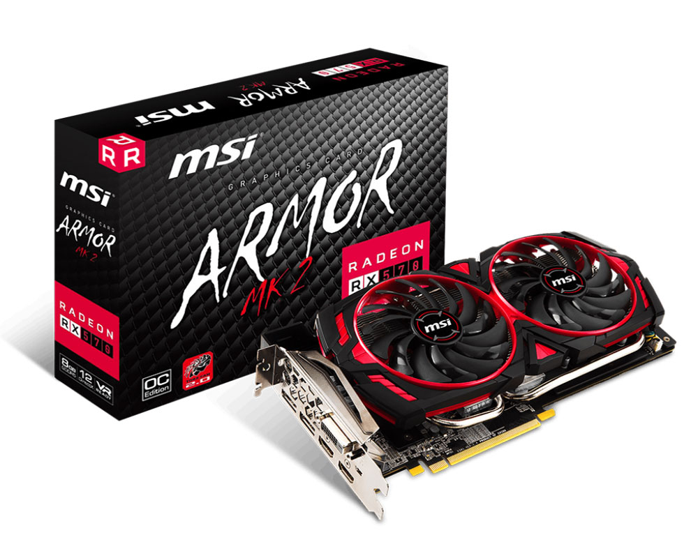 MSI RX 570 Armor MK2 8GB OC - Free Shipping - South Africa | Evetech