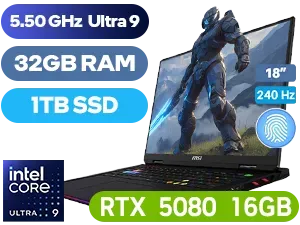 msi-raider-18-hx-ai-a2xwig-32gb-1tb - Image 1