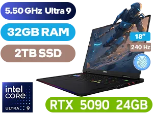 MSI Raider 18 32GB/2TB RTX 5090