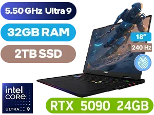 msi-raider-18-core-ultra-9-rtx-5090-32gb-2tb - Image 1
