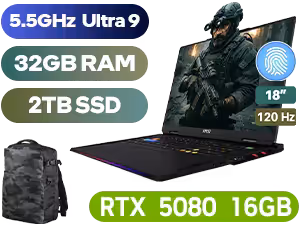 msi-raider-18-max-hx-a2wi-core-ultra-9-290hx-rtx-5080-32gb-3tb - Image 1