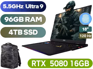 msi-raider-18-max-hx-a2wi-core-ultra-9-290hx-rtx-5080-96gb-4tb - Image 1