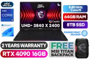 MSI Raider 18HX 14th Gen Core i9 RTX 4090 Gaming Laptop with 8TB SSD - image 1