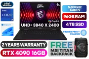 MSI Raider 18HX 14th Gen Core i9 RTX 4090 Gaming Laptop with 96GB RAM & 4TB SSD - image 1