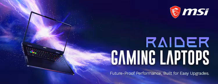 MSI Raider Gaming Laptops