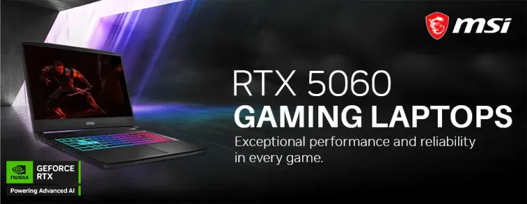 MSI RTX 5060 Gaming Laptops