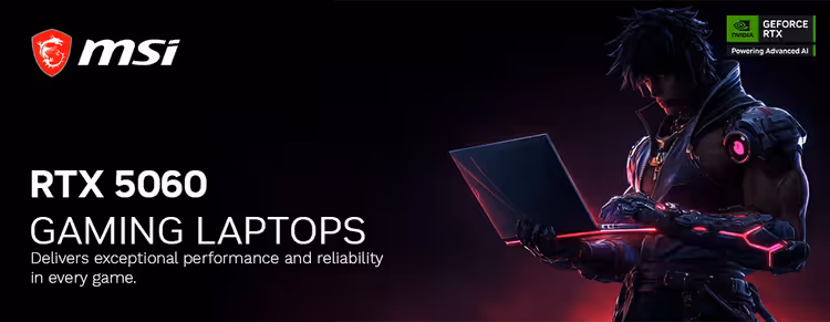 MSI RTX 5060 Gaming Laptops