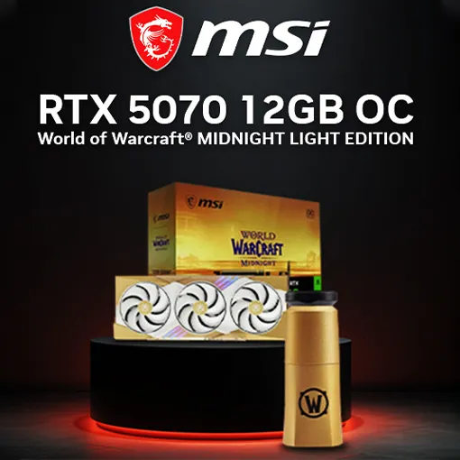 MSI GeForce RTX 5070 12GB OC World of Warcraft Graphics Card