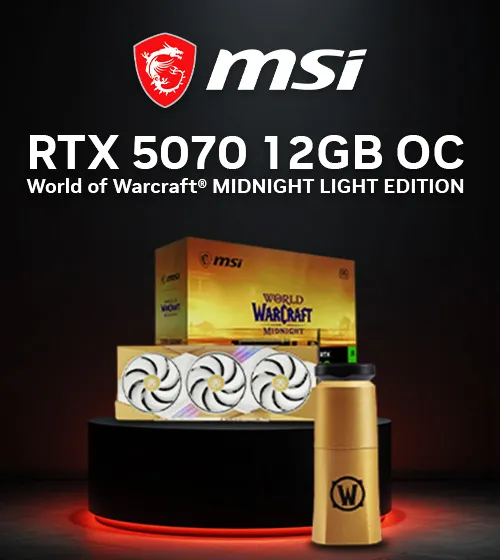 MSI GeForce RTX 5070 12GB OC World of Warcraft EDITION GPU