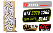 MSI GeForce RTX 5070 12GB Midnight Light OC Graphics Card - image 1