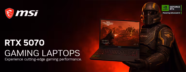 MSI RTX 5070 gaming laptop — NVIDIA RTX 5070 GPU, high-performance ⚡