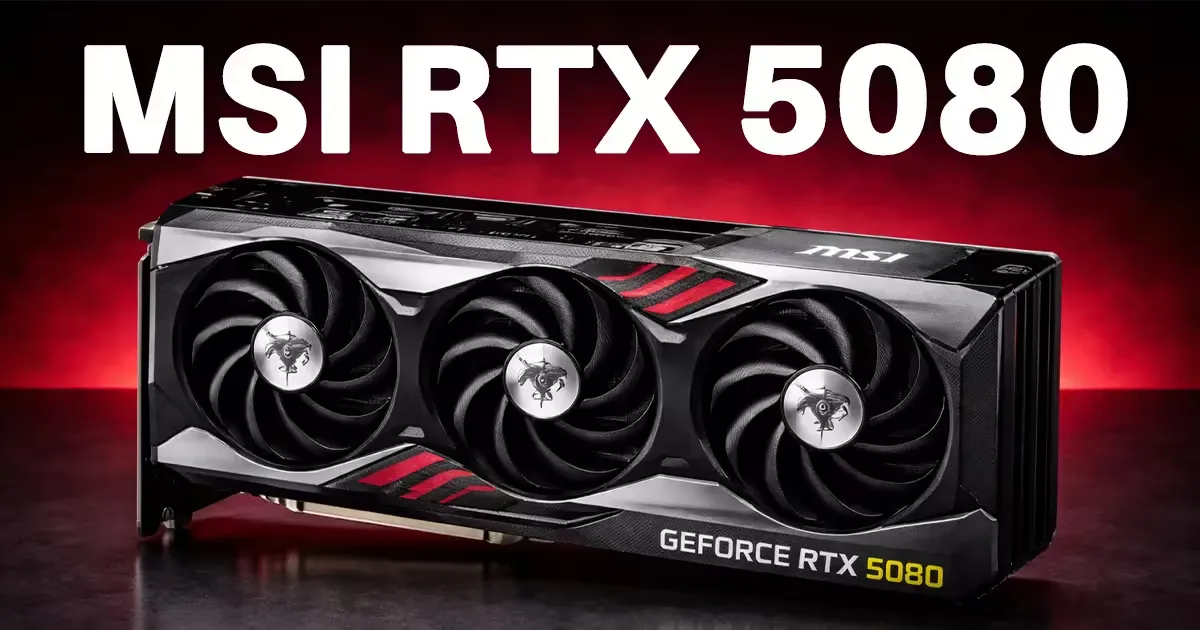 MSI RTX 5080 Graphics Card - Buy in South Africa | Evetech