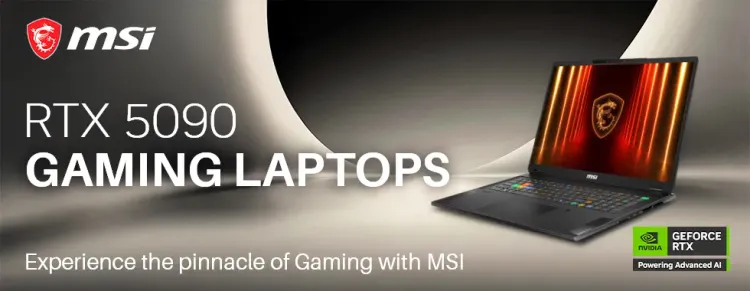 MSI RTX 5090 Gaming Laptops
