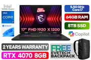MSI Sword 17 HX B14V Intel Core i7 RTX 4070 Gaming Laptop With 64GB RAM & 8TB SSD - image 1