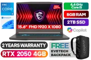 MSI THIN 15 B12UCX Core i5 RTX 2050 Laptop with 2TB SSD - image 1