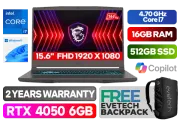 MSI THIN 15 B12VE Intel Core i7 RTX 4050 Gaming Laptop - image 1