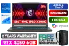 MSI THIN 15 B12VE Intel Core i7 RTX 4050 Gaming Laptop With 32GB RAM & 1TB SSD - image 1