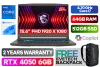 MSI THIN 15 B12VE Intel Core i7 RTX 4050 Gaming Laptop With 64GB RAM - image 1