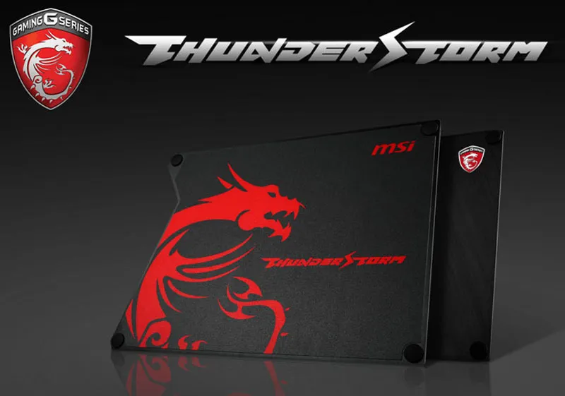 MSI Thunderstorm Aluminum Gaming Mousepad - Mobile View