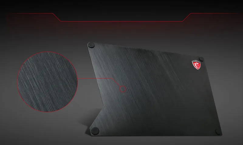 MSI Thunderstorm Aluminum Gaming Mousepad Control Surface - Mobile View