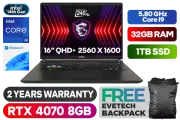 MSI VECTOR 16 HX A14VGG 14th Gen Intel® Core™ i9 RTX 4070 Gaming Laptop With 32GB RAM - image 1