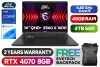 MSI VECTOR 16 HX A14VGG 14th Gen Intel® Core™ i9 RTX 4070 Gaming Laptop With 48GB RAM & 4TB SSD - image 1