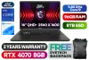 MSI VECTOR 16 HX A14VGG 14th Gen Intel® Core™ i9 RTX 4070 Gaming Laptop With 96GB RAM & 8TB SSD - image 1