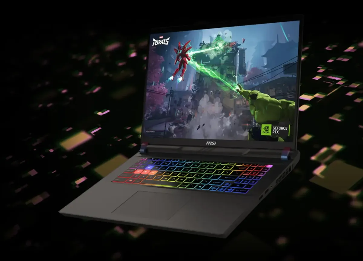 Gaming laptop featuring 24-Zone RGB keyboard lighting