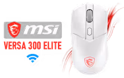 MSI Versa 300 Elite Wireless Gaming Mouse (White) - image 1