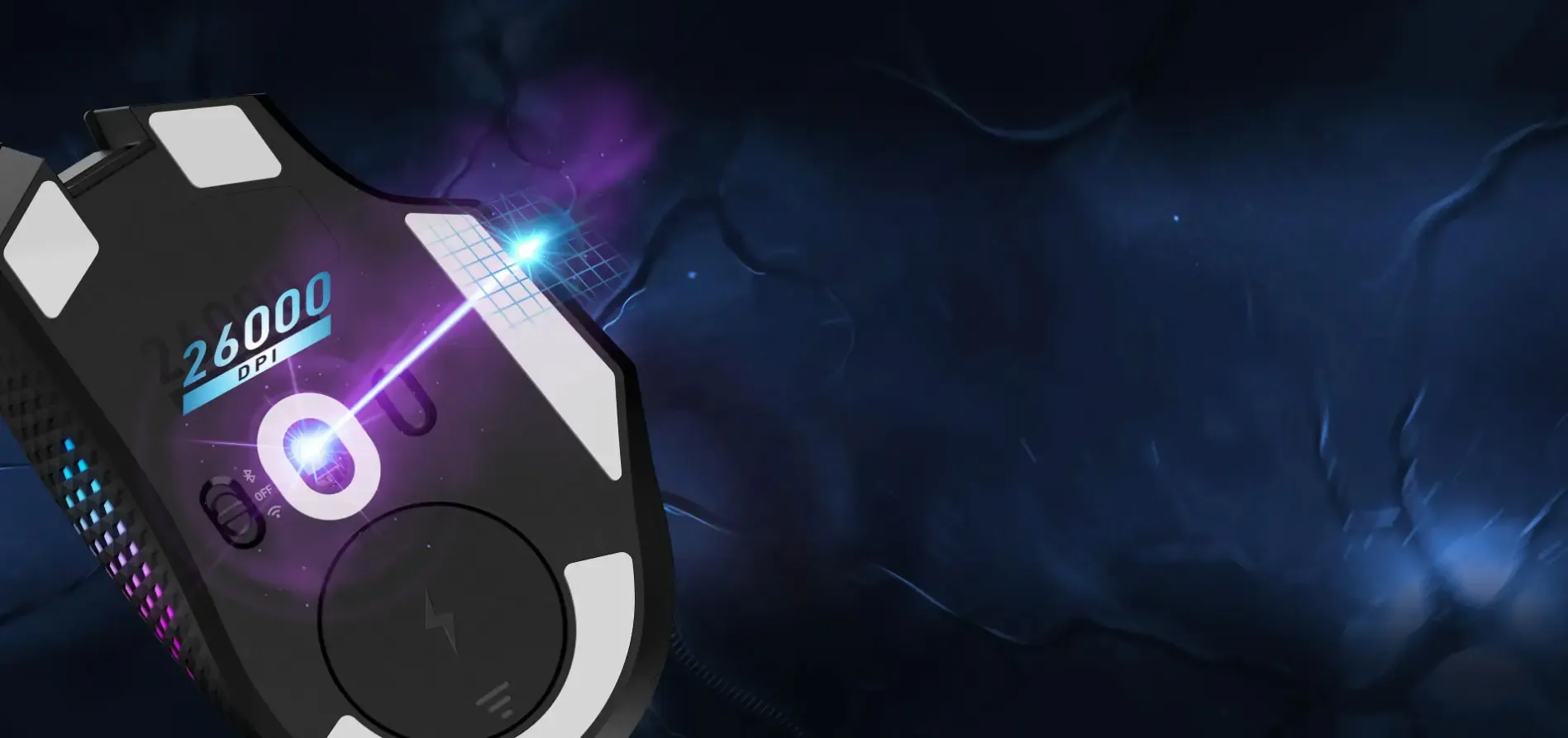 MSI Versa Pro Wireless Gaming Mouse with PixArt PAW-3395 Sensor