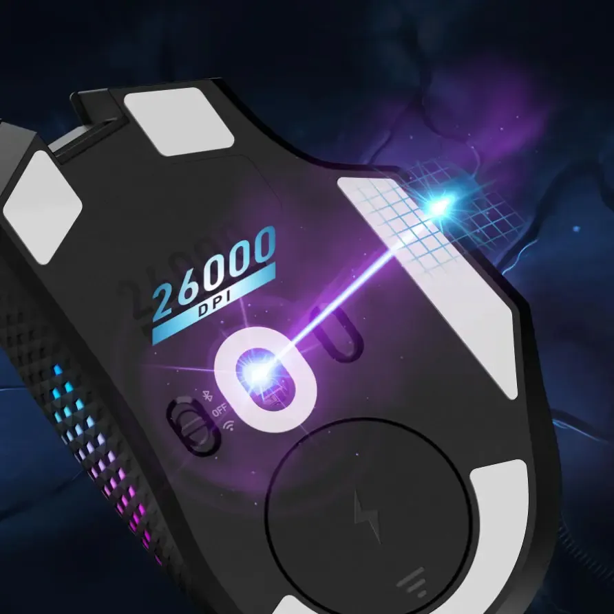 MSI VERSA PRO Wireless + Mouse Dock Pro — 26000 DPI, Bluetooth 5.3