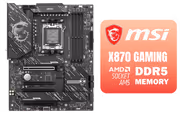 MSI X870 Gaming Plus WIFI AM5 Motherboard — DDR5 ATX - image 1
