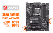 MSI X870 Gaming Plus WIFI AM5 Motherboard — DDR5 ATX - image 1