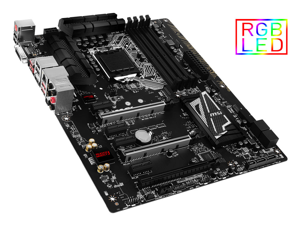 MSI Z170A GAMING PRO CARBON Intel Motherboard | Evetech