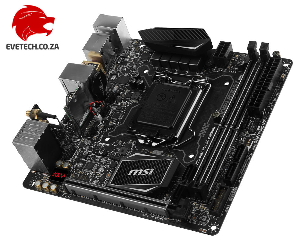 MSI Z270i Gaming Pro Carbon AC Mini ITX Motheboard Free Shipping