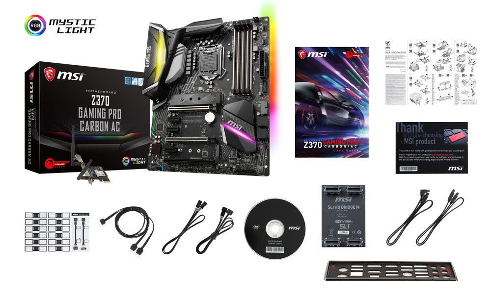 Motherboard Msi 2370 Gaming Pro Carbon MSI Z370 Gaming Pro Carbon