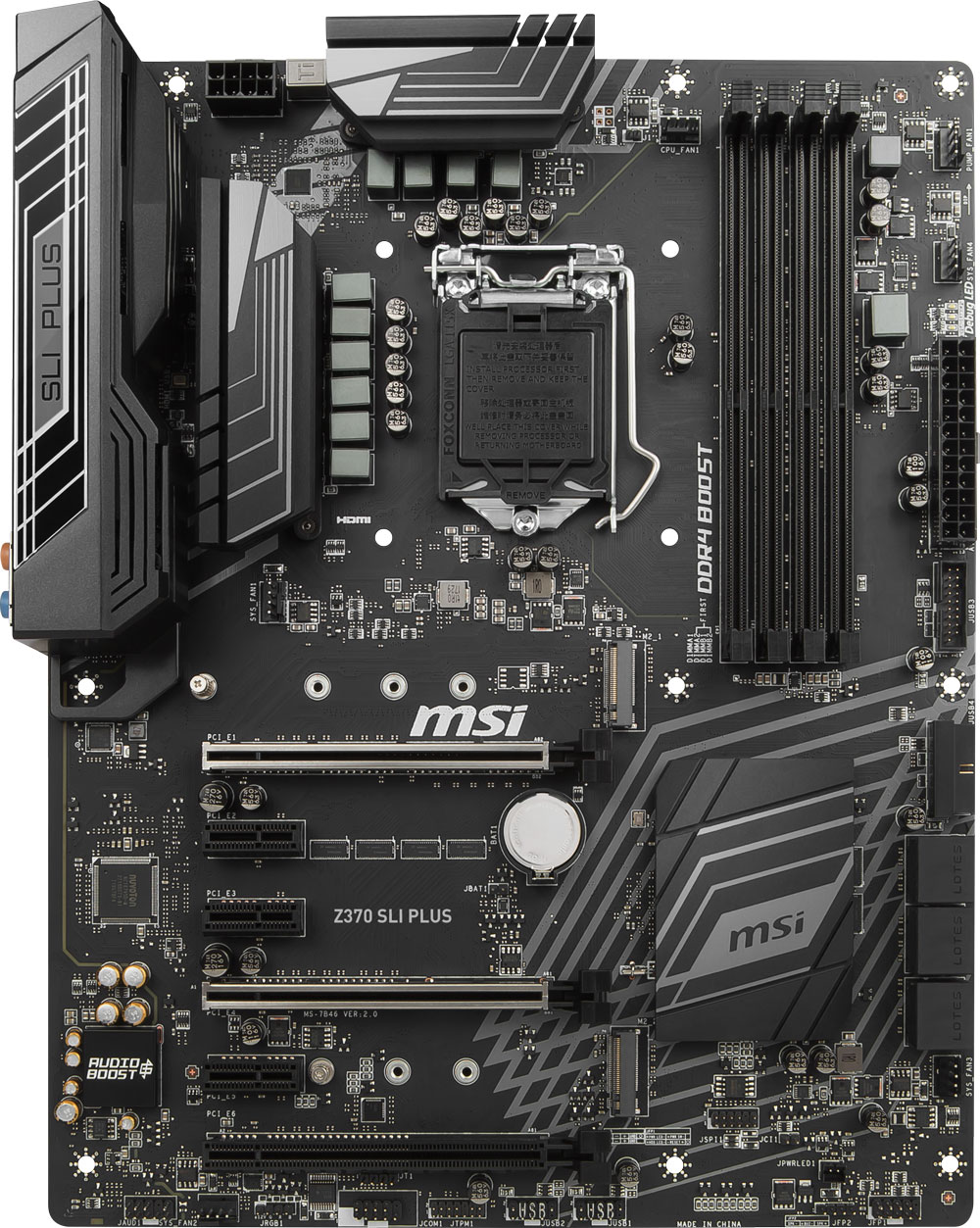 Intel Z370 Msi Z370 Sli Plus Motherboard MSI Z370 SLI PLUS Intel