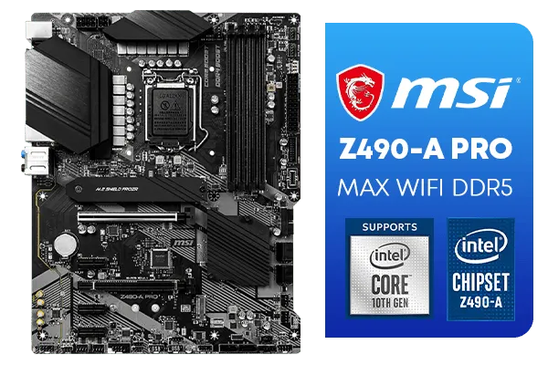 Pro Intel Z490 Msi Z490 Apro MSI Z490 A PRO Intel Motherboard Open