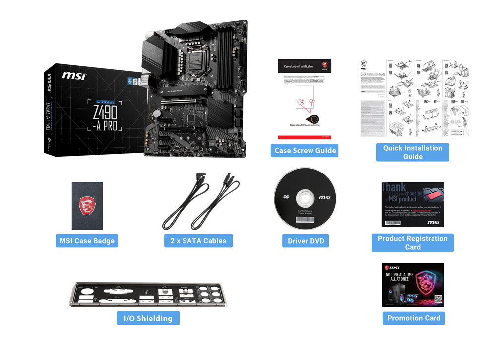 MSI Z490-A PRO Intel Motherboard Best Deal South Africa