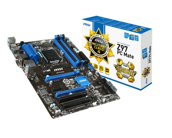 MSI Z97 PC MATE Motherboard / Support 4th and 5th Generation Intel